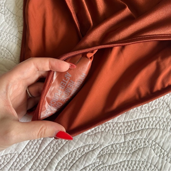 NWT - Zimmermann - Lattice-trimmed Ruffled One Piece Swimsuit - Brick - Picture 12 of 12